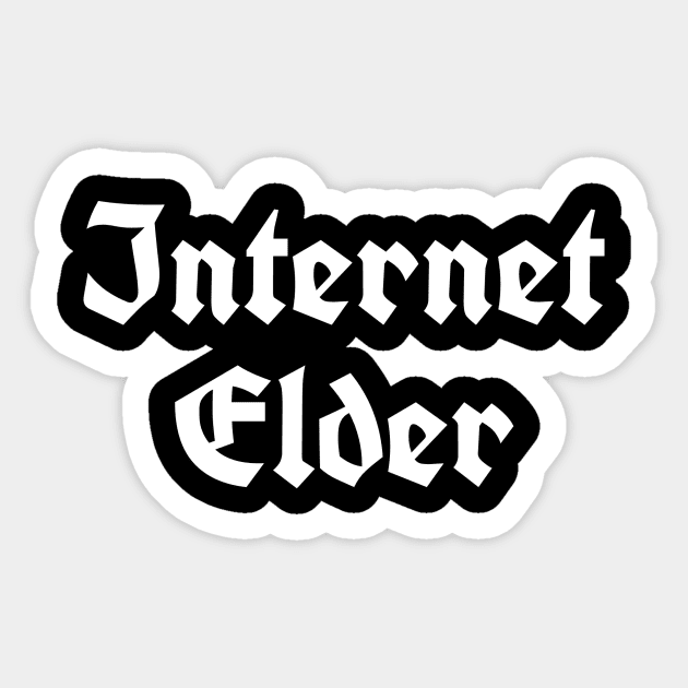 Internet Elder Dark Sticker by CrazyCreature